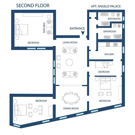 Apartman Angelo Palace Canal View *